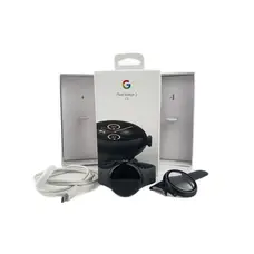 Google Pixel Watch 2 LTE Matte Black Case / Obsidian Active Band (GDW2G) (Global)