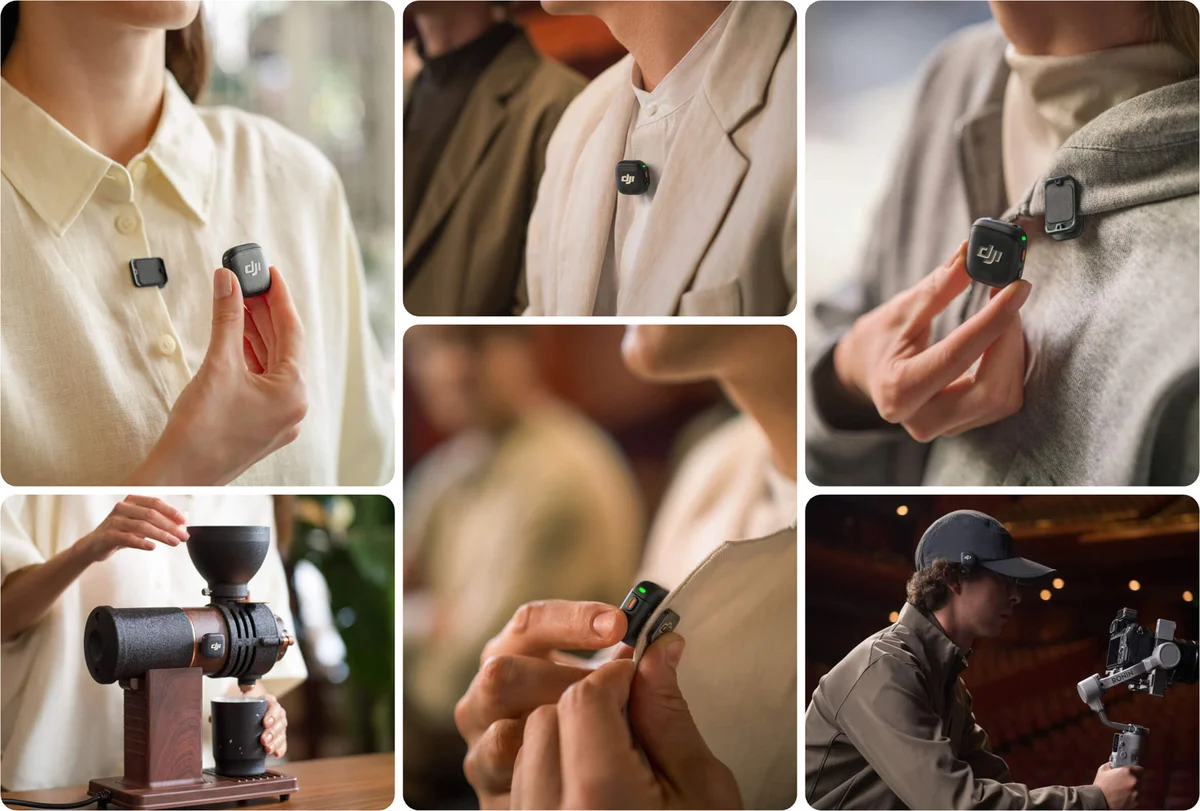 Передавач радіосистеми DJI Mic 3 Transmitter - Shadow Black (CP.RN.00000478.01) — фото 1