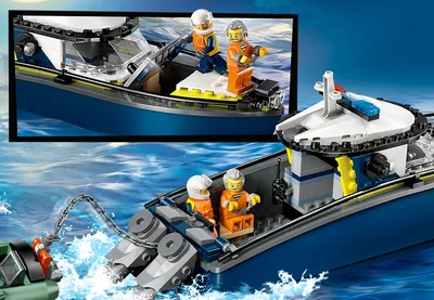 Конструктор LEGO City Police Boat Chase (60456) - купить по лучшей
