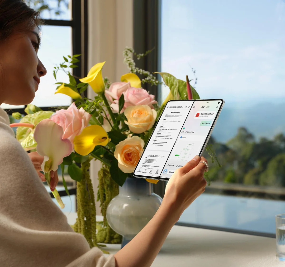 Смартфон Oppo Find N5 16/512GB Misty White (Global Version) — фото 5