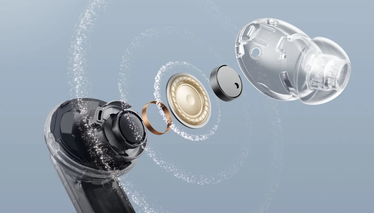 Наушники TWS Realme Buds Air 7 Pro Metallic Grey — фото 1