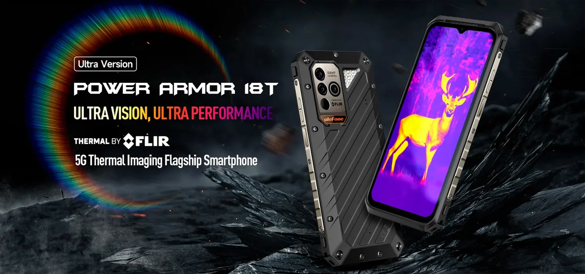 Смартфон Ulefone Power Armor 18T Ultra 12/512GB Black (Global Version) — фото 1