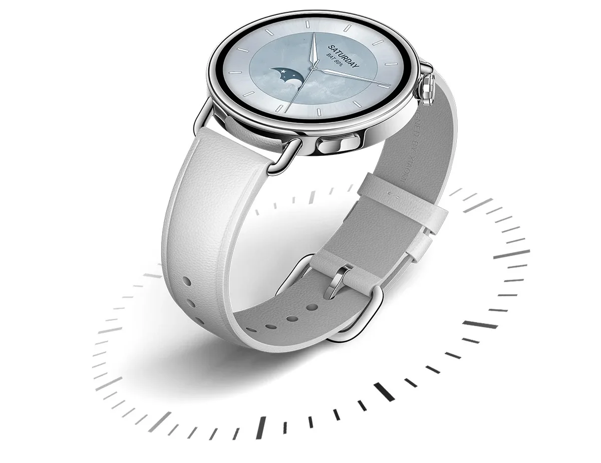 Смарт-часы Xiaomi Watch S4 41mm Fluororubber Strap Mint Green (BHR080CGL) — фото 3