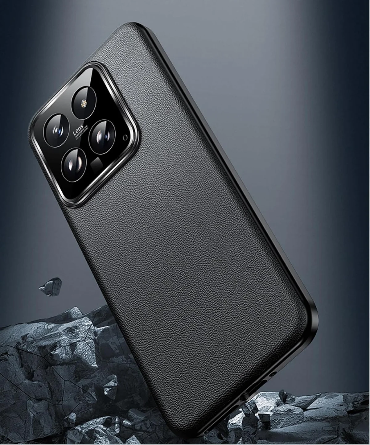 Чохол GKK Luxury Shockproof Hybrid Leather Case для Xiaomi 14 White — фото 3