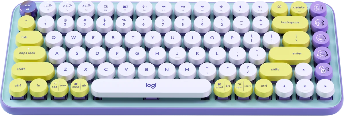 Клавiатура бездротова Logitech Pop Wireless Blast Yellow (920-010735) (UA) — фото 3