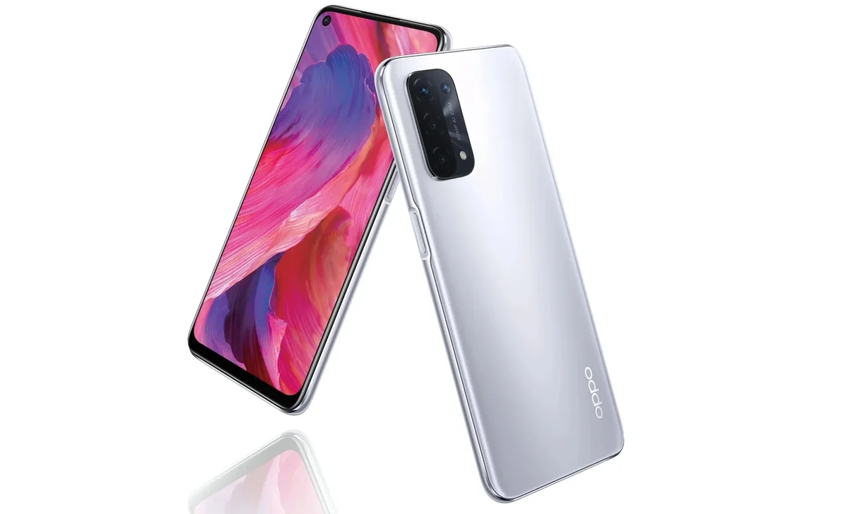 Смартфон OPPO A74 5G 6/128GB Prism Black (Global Version) — фото 1