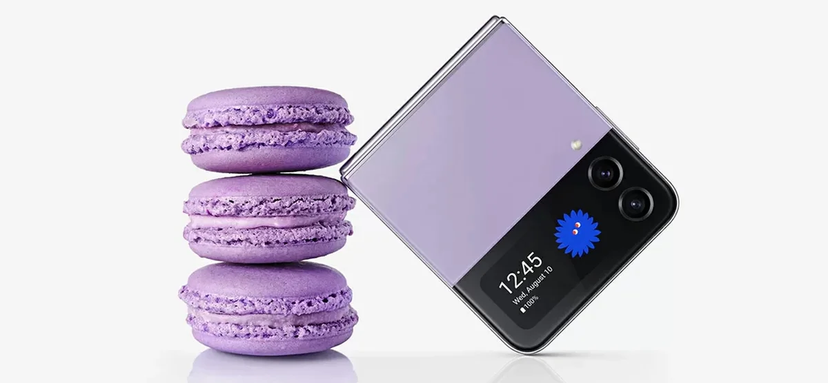 Смартфон Samsung Galaxy Flip4 SM-F7210 8/256GB Graphite — фото 2