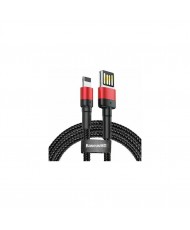 Кабель Baseus Cafule Cable Special Edition USB для iP 2.4A 1м Red+Black (CALKLF-G91)
