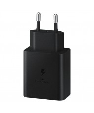 Мережевий зарядний пристрій Samsung 45W Travel Adapter (with Type-C cable) Black (EP-TA845XBE)