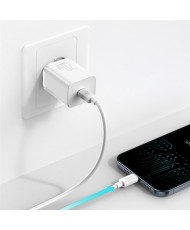 Зарядний пристрій Baseus Super Si Quick Charger 1C 20W EU White (CCSUP-B02)