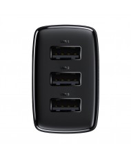 Зарядний пристрій Baseus Compact Charger 3U 17W Black (CCXJ020101)