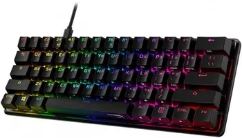 Клавіатура HyperX Alloy Origins 60 Red RGB Black (4P5N0AA) (UA)