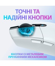 Миша бездротова Logitech G305 White (910-005291) (UA)