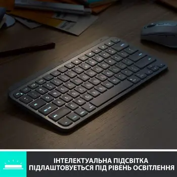 Клавіатура бездротова Logitech MX Keys Mini Wireless Illuminated UA Rose (920-010500) (UA)