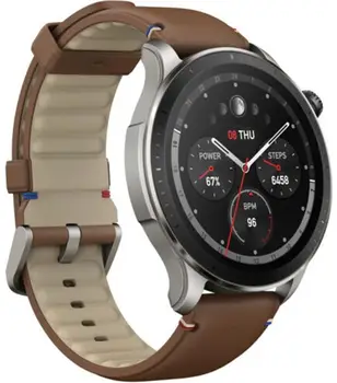 Смарт-годинник Amazfit GTR 4 Vintage Brown Leather (UA)