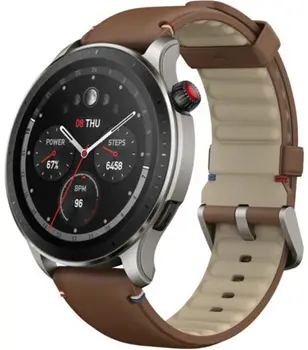 Смарт-годинник Amazfit GTR 4 Vintage Brown Leather (UA)