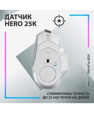 Миша бездротова Logitech G502 X Plus White (910-006171) (UA)