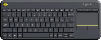 Клавіатура бездротова Logitech K400 Plus Black (920-007145) (UA)