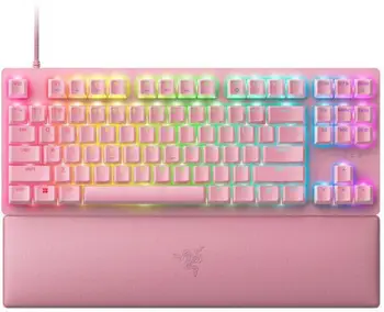 Клавіатура Razer Huntsman V2 Tenkeyless Red Switch Quartz (RZ03-03942000-R3M1) (UA)