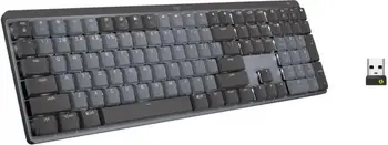 Клавіатура бездротова Logitech MX Mechanical Graphite Clicky (920-010759) (UA)
