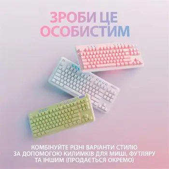 Клавіатура бездротова Logitech G715 Linear White (920-010692) (UA)
