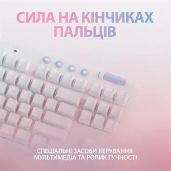 Клавіатура бездротова Logitech G715 Linear White (920-010692) (UA)