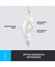 Гарнітура Logitech H390 USB White (981-001286) (UA)