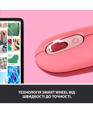 Миша бездротова Logitech POP Mouse Bluetooth Heartbreaker Rose (910-006548) (UA)