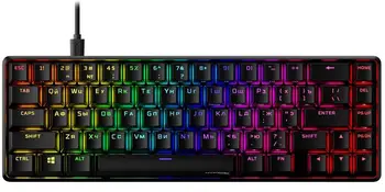 Клавіатура HyperX Alloy Origins 65 Red RGB ENG/RU Black (4P5D6AX) (UA)