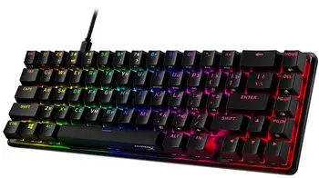 Клавіатура HyperX Alloy Origins 65 Red RGB ENG/RU Black (4P5D6AX) (UA)