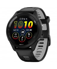 Смарт-годинник Garmin Forerunner 265 Black Bezel and Case with Black/Powder Gray Silicone Band (010-02810-50) (UA)