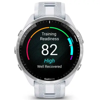 Смарт-годинник Garmin Forerunner 965 Titanium Bezel with Whitestone Case and Whitestone/Powder Gray Silicone Band (010-02809-81) (UA)