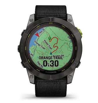 Смарт-часи Garmin Enduro 2 Sapphire Carbon Gray DLC Titanium with Black UltraFit Nylon Strap (010-02754-13) (UA)