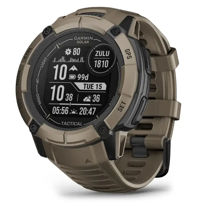 Смарт-годинник Garmin Instinct 2X Solar Tactical Coyote Tan (010-02805-64) (UA)