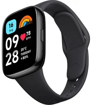 Смарт-годинник Xiaomi Redmi Watch 3 Active Black (BHR7266GL) (UA)