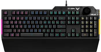 Клавіатура Asus TUF Gaming K1 USB Black UKR (90MP01X0-BKMA00) (UA)