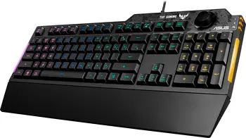 Клавіатура Asus TUF Gaming K1 USB Black UKR (90MP01X0-BKMA00) (UA)