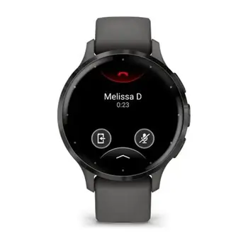 Смарт-годинник Garmin Venu 3s Silver Stainless Steel Bezel with Pebble Gray Case and Silicone Band (010-02785-50) (UA)