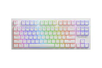 Клавіатура HATOR Skyfall 2 TKL PRO orange (HTK-751) White (UA)