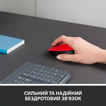 Миша бездротова Logitech M171 Red/Black (910-004641) (UA)