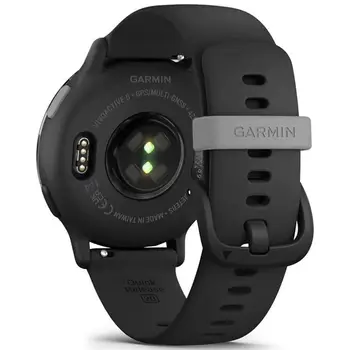 Смарт-годинник Garmin Vivoactive 5 Slate Aluminum Bezel with Black Case and Silicone Band (010-02862-50) (UA)