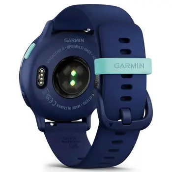 Смарт-годинник Garmin Vivoactive 5 Metallic Navy Aluminum Bezel with Navy Case and Silicone Band (010-02862-52) (UA)