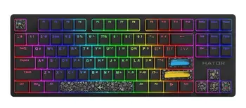 Клавіатура HATOR Rockfall 2 Mecha TKL Authentic Edition (HTK-530) Black (UA)