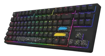 Клавіатура HATOR Rockfall 2 Mecha TKL Authentic Edition (HTK-530) Black (UA)