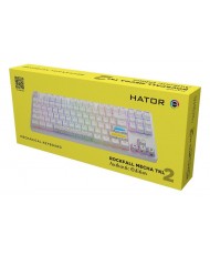 Клавіатура HATOR Rockfall 2 Mecha TKL Authentic Edition (HTK-531) White (UA)