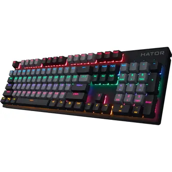 Клавіатура HATOR Starfall Rainbow Origin Red (HTK-608-BGB) (UA)