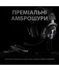 Навушники з мікрофоном Logitech Pro X Gaming Black (981-000818)