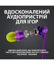 Наушники с микрофоном Logitech G333 Purple (981-000936) (UA)
