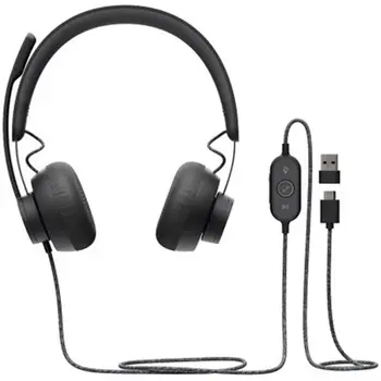Гарнітура Logitech Zone Wired Black (981-000870) (UA)