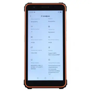 Смартфон Blackview BV6600 Pro 4/64GB Orange